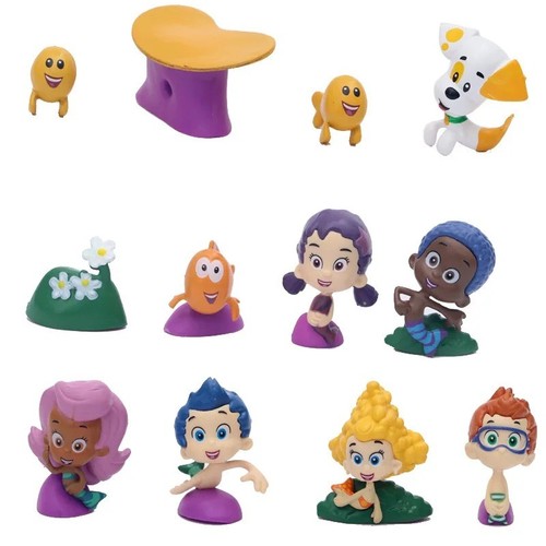 Set bubble guppies cake - guppies,