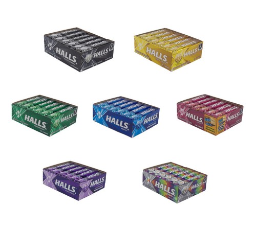 Halls black extra strong - halls,