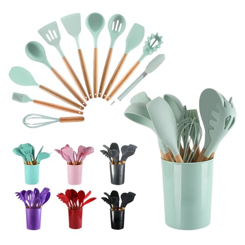 12pc silicone cooking - 12pc,
